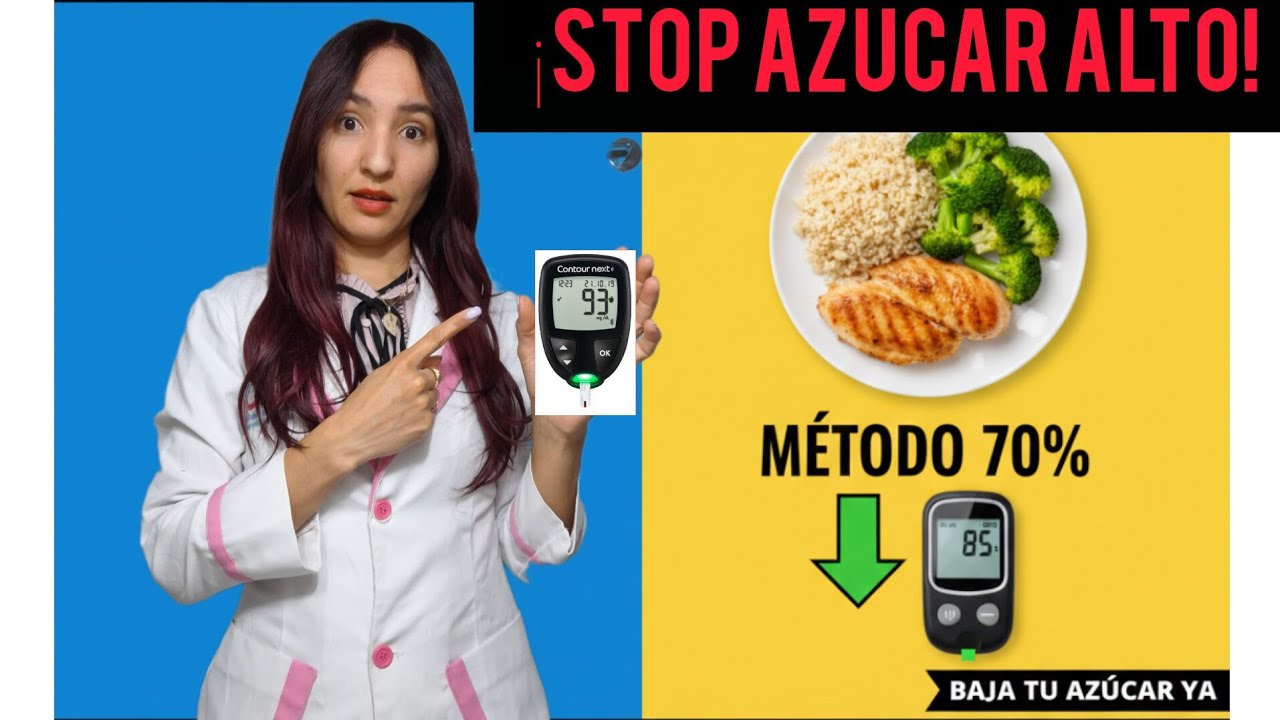 Cómo BAJAR tu AZÚCAR de forma natural (El método del 70%) 📉🩺