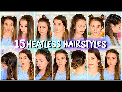 15 Heatless Hairstyles: Easy And Quick! Lovevie
