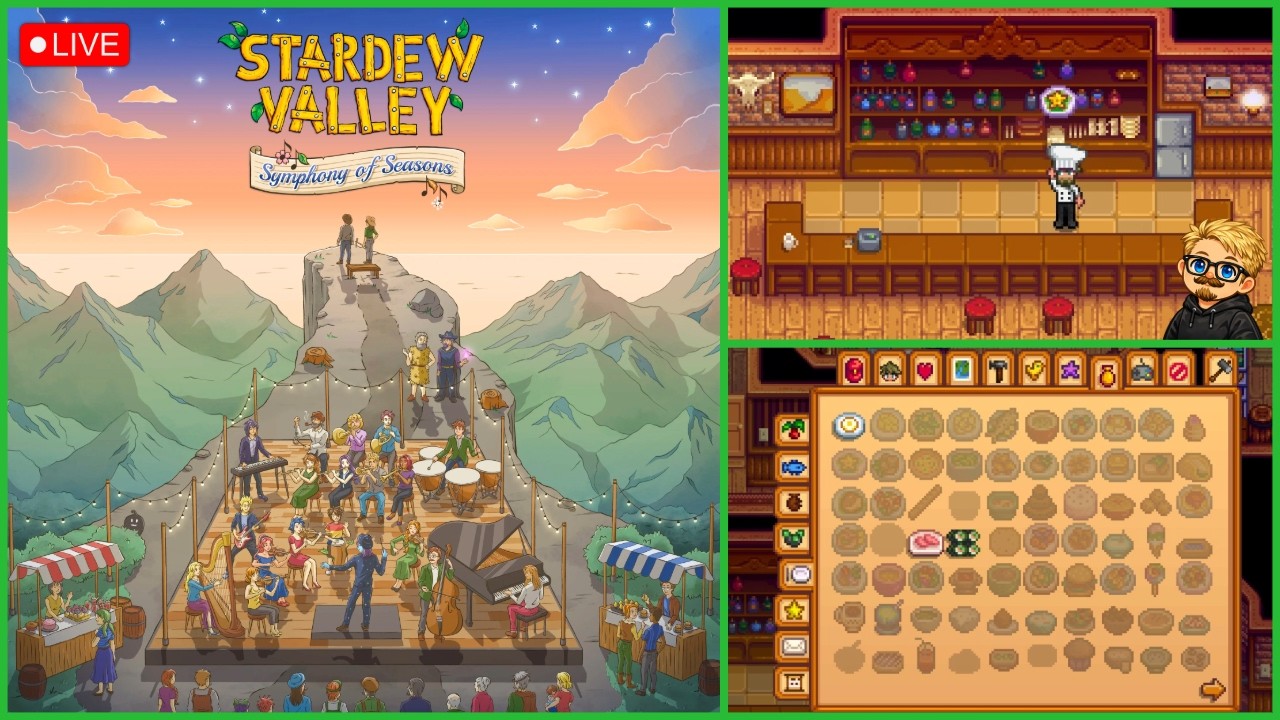 I WENT TO THE STARDEW VALLEY SYMPHONY OF SEASONS!! + Stardew Expanded - COOKING FOR PERFECTION?!