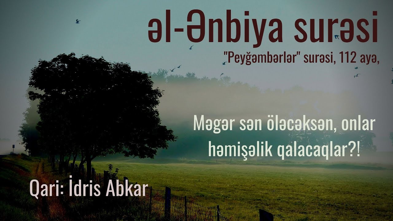 əl-Ənbiya surəsi - İdris Abkar | Surat Al-Anbiya | سورة الأنبياء