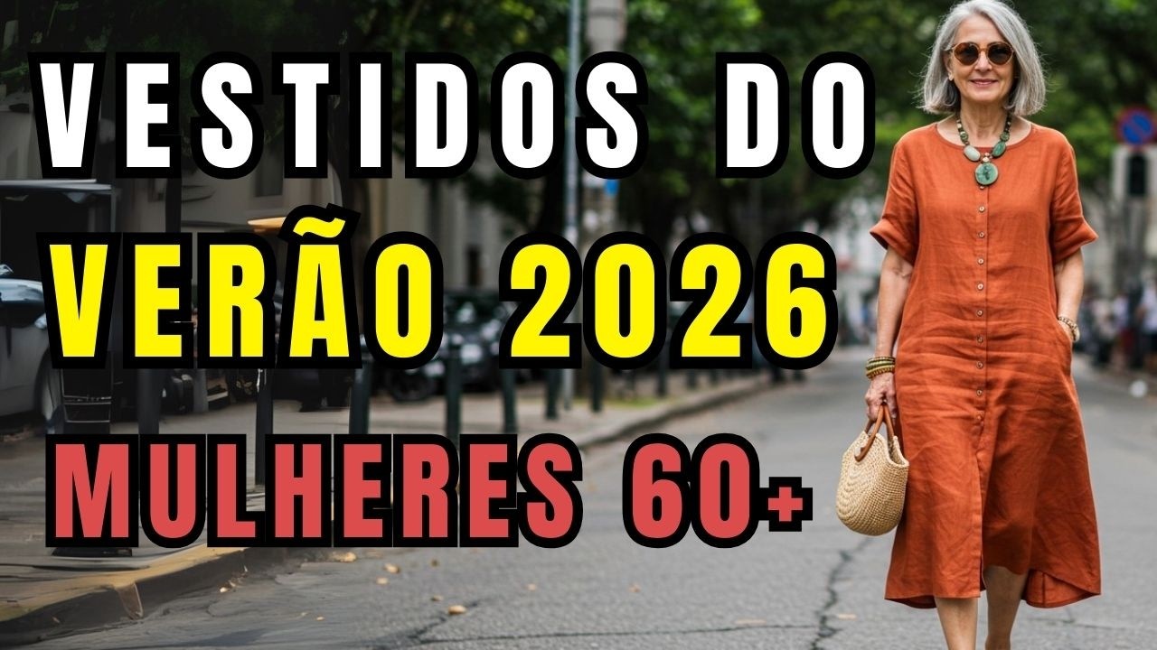 Vestidos da Moda 2025/2026: 20 Tendências Primavera/Verão Elegantes para Mulheres 60+