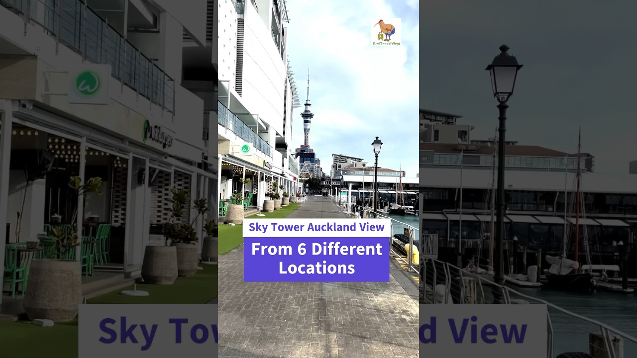 Sky Tower Auckland from 6 Different Locations #skytower #skytowerakl #skytowernz