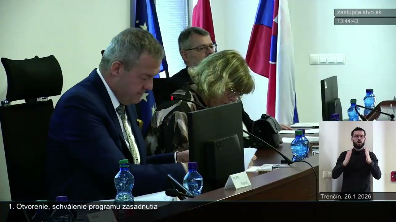Záznam XXIV. rokovania Zastupiteľstva TSK z dňa 26.1.2026