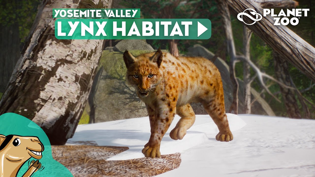 Eurasian Lynx Habitat (Mod) - Yosemite Valley Zoo - Planet Zoo Speedbuild