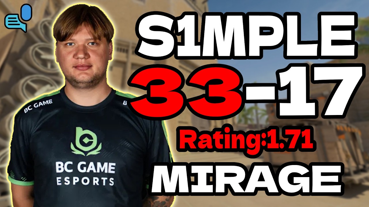 s1mple 33-17 | rating:1.71 | mirage | +VOICE | EU FACEIT | Sep 5, 2026
