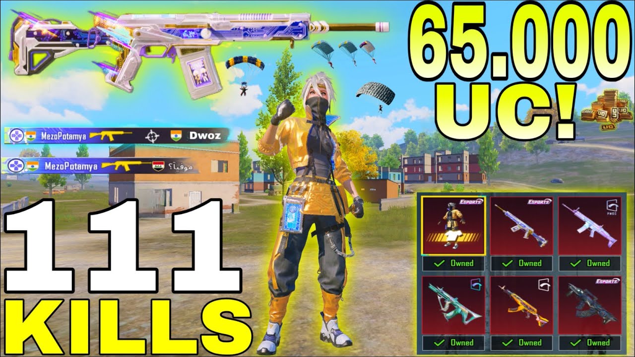 $65.000 UC!🥶 I BOUGHT ALL THE ESPORTS ITEMS. With SPECTRASHİFT APEX SET🔥 PUBG Mobile!