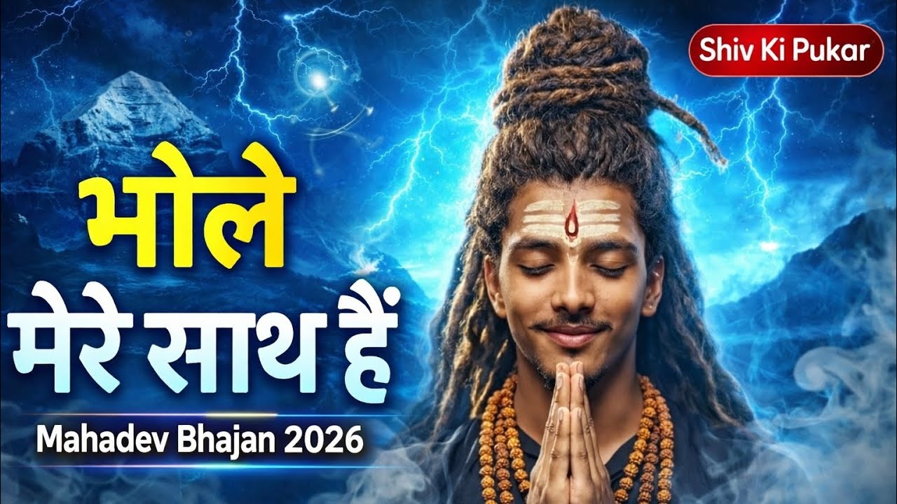 भोले मेरे साथ हैं 🙏 | New Mahadev Bhajan 2026  Har Har Mahadev | Shiv Bhajan | Shiv Ki Pukar#trendig