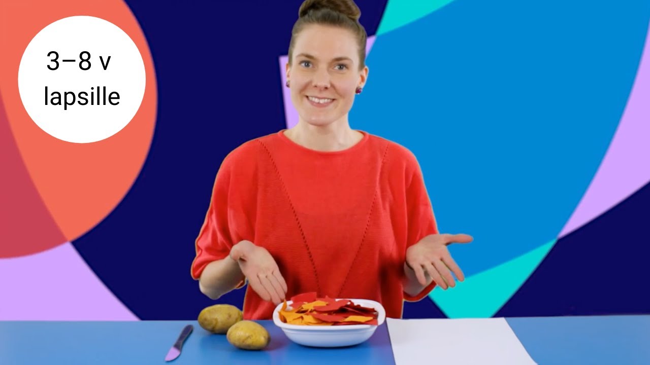 Kiinnitä robotin irronneet osat perunalla! Tee-se-itse liima - Tiedettä lapsille