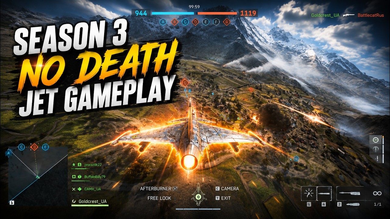 BF 6 | SEASON 3 - INSANE JET GAMEPLAY ON GOLMUD MAP
