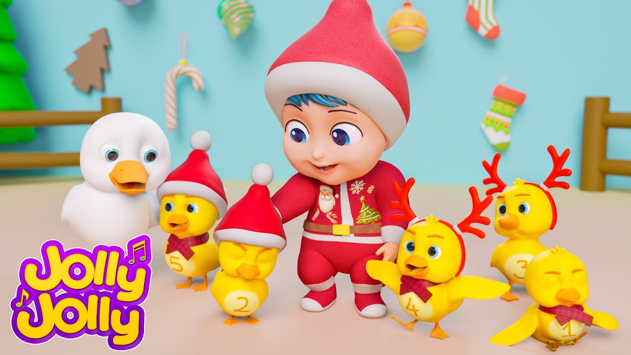 🎄🎁Пять уток на Рождество🎁🎄+ Еще | Веселый Веселый и Животные