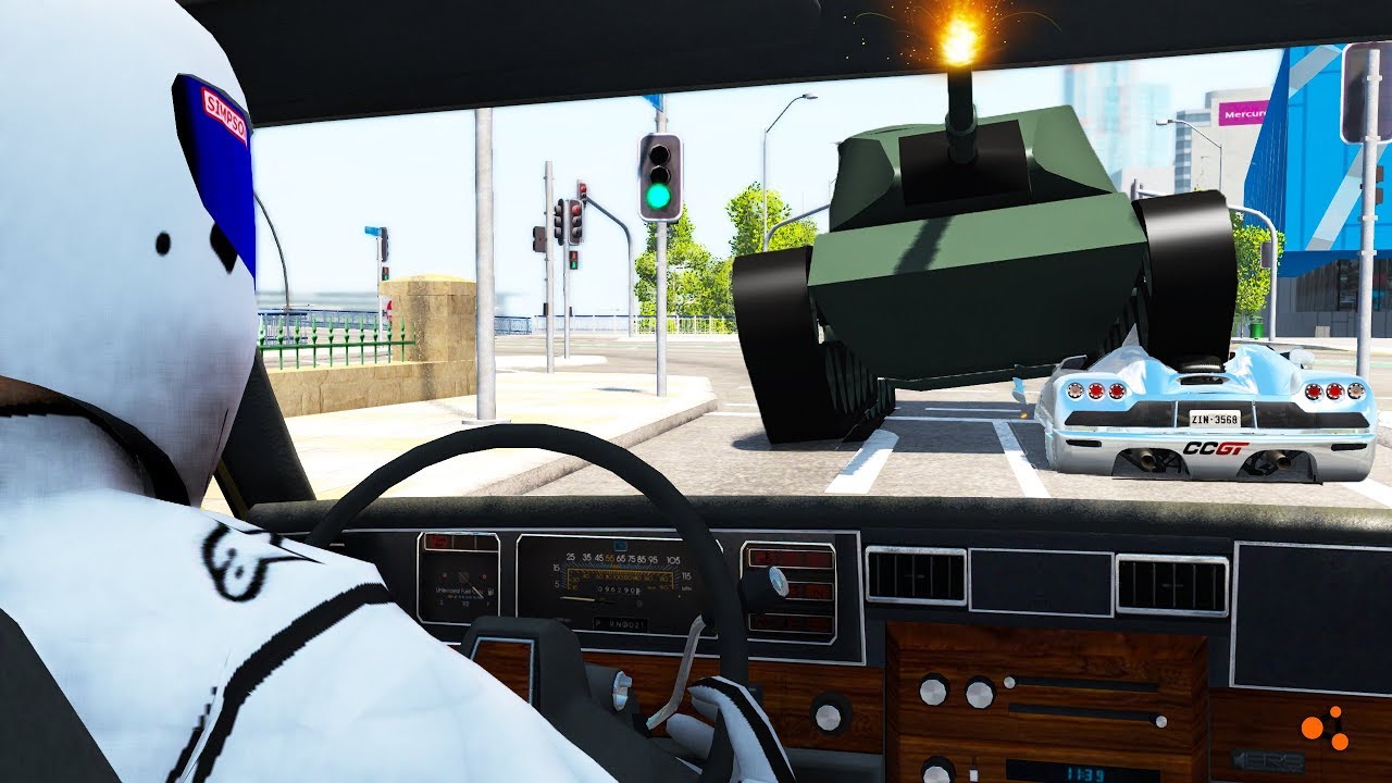 Beamng drive - First Person Driving Crashes #2