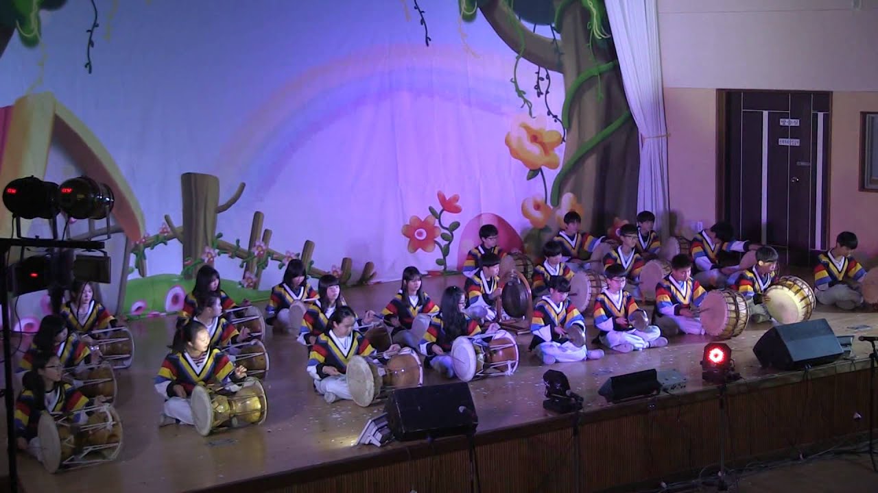 2014년도 화순초등학교 6학년 7반 학예회 동영상(영남 사물놀이)
