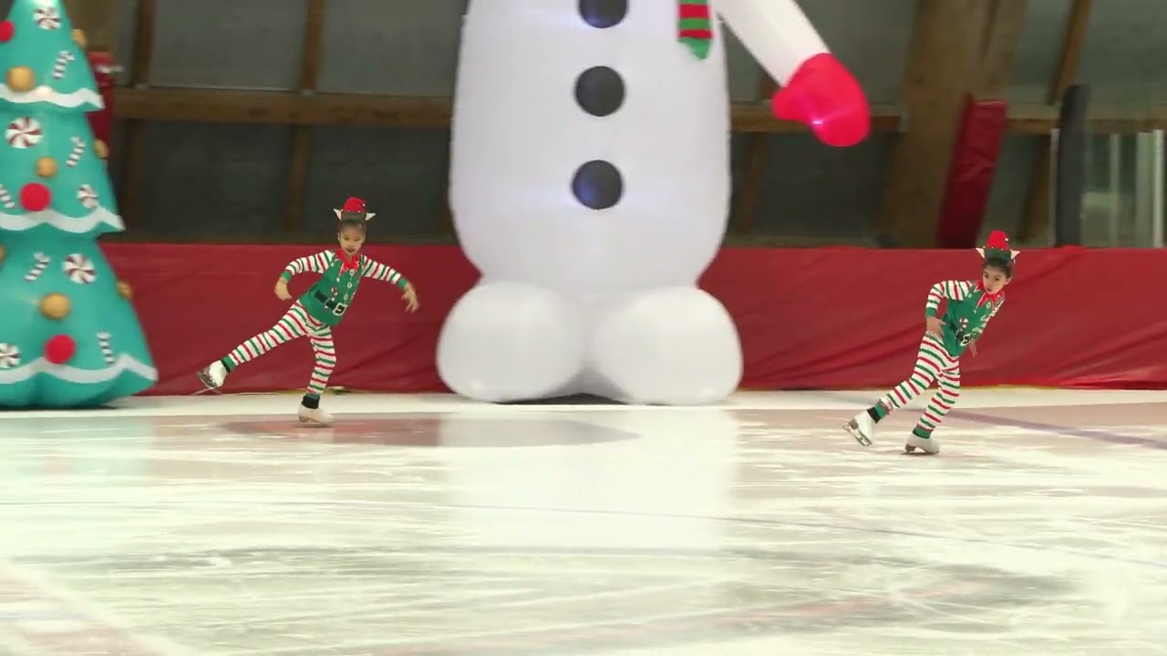 Natalie Voong and Amelia Mechael - Anaheim Ice Holiday Recital 2024