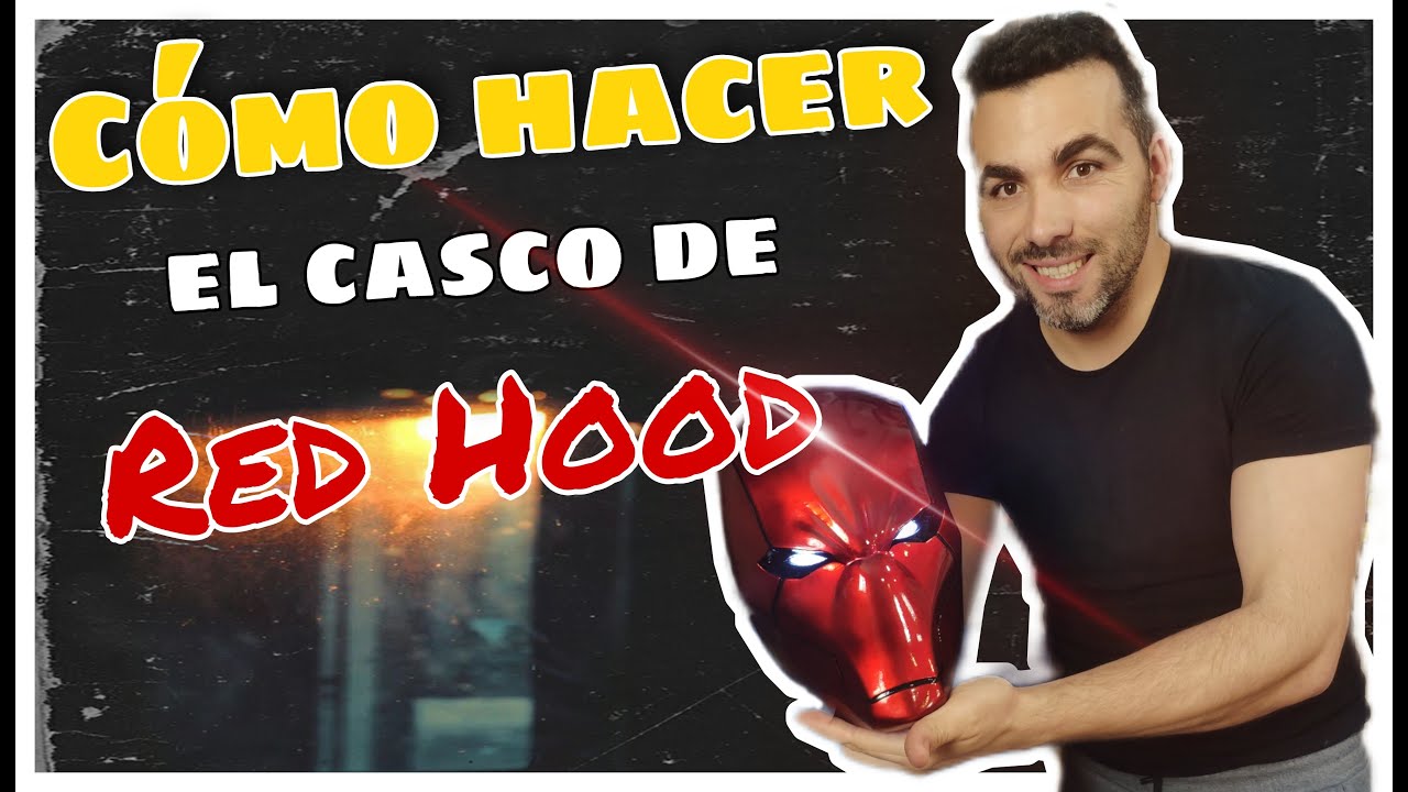 ✅COMO hacer el CASCO DE RED HOOD con impresion 3D✅/ APRENDE como dar EFECTO CANDY💯