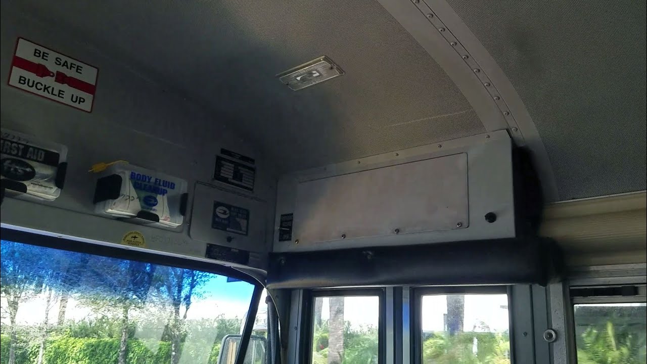 Miami Dade District School Bus BlueBird Vision 2007 AM route #27227 with a wheelchair handicap