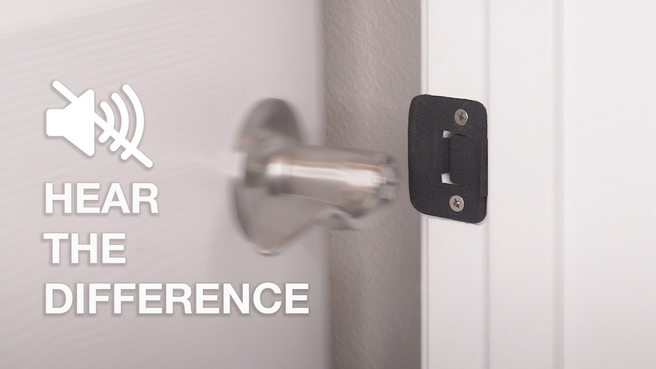 Door Silencer Strike Plate - Hear What All The Noise Is About