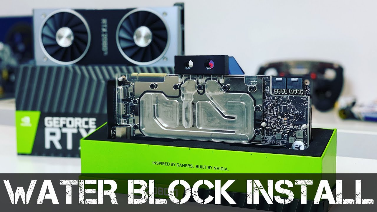 PART 2 | INSANE Gaming PC Build - RTX 2080 Ti Founders Edition EK Waterblock Installation