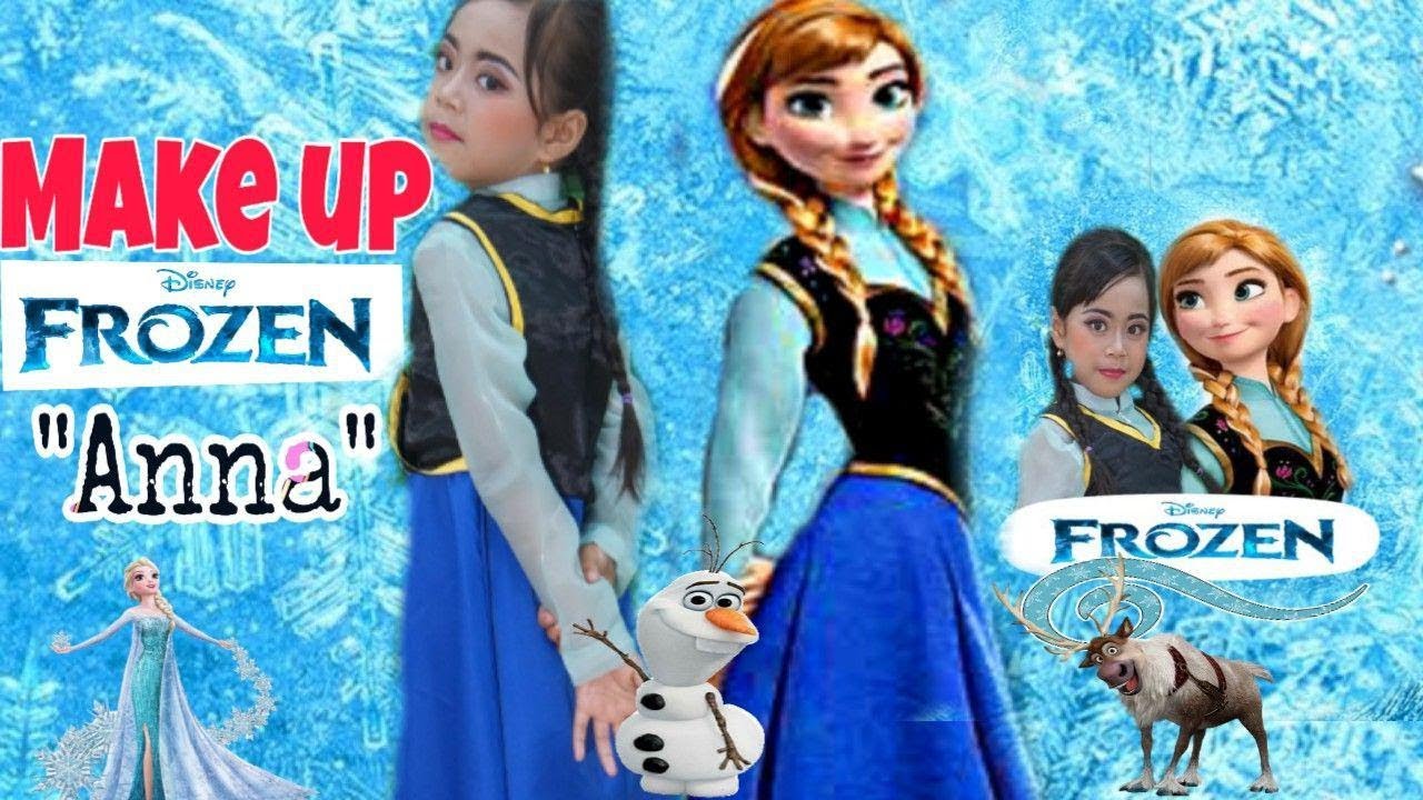 makeup frozen anna by mama marsya