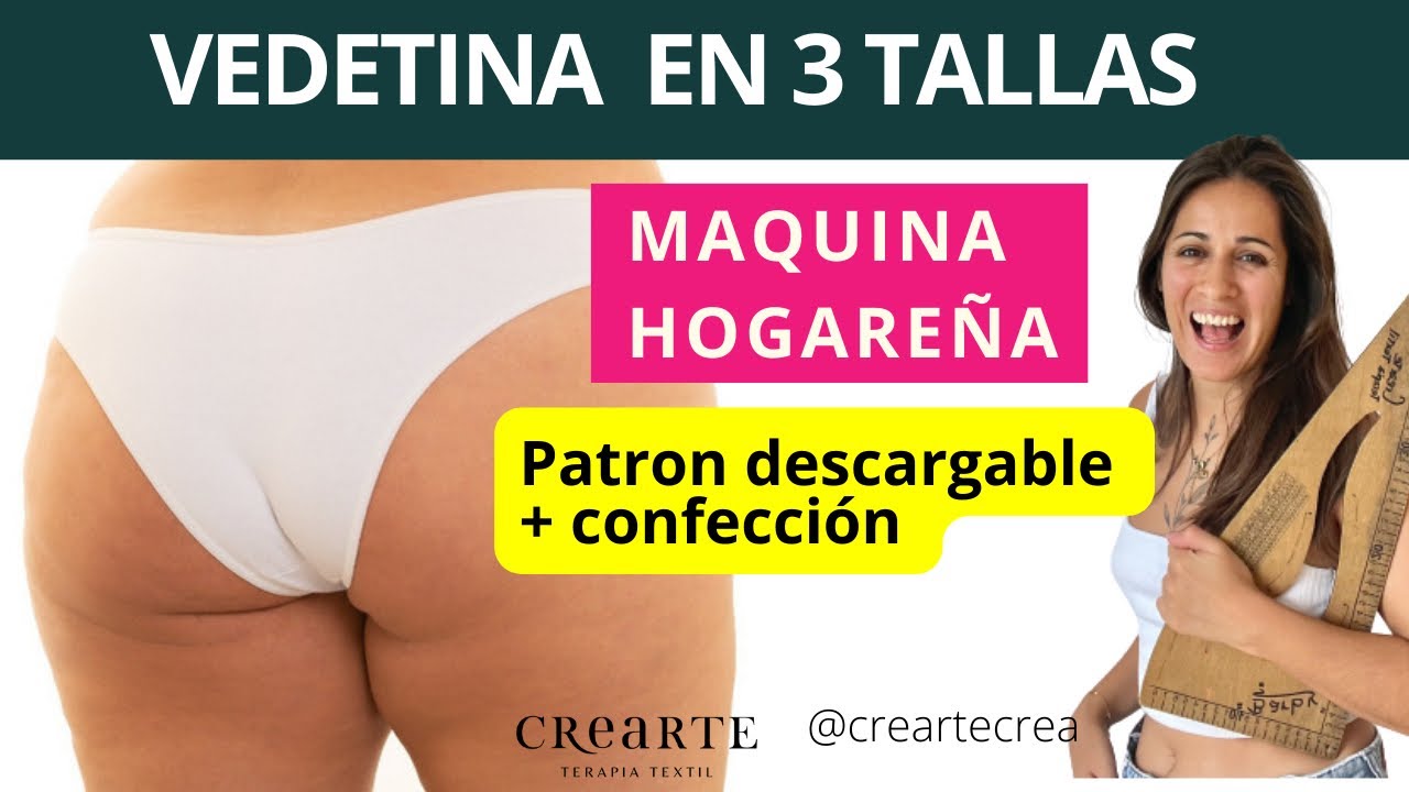 VEDETINA | HACER LENCERIA para vender desde casa| patron descargable+confeccion