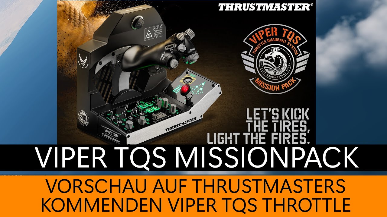 Thrustmaster VIPER TQS - Vorschau / mit DCS F16C ★ DCS World