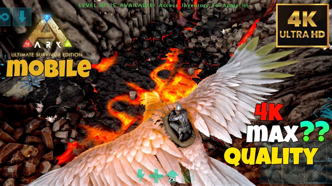 How to Unlock 4K Graphics in ARK Mobile! 🎮🔥