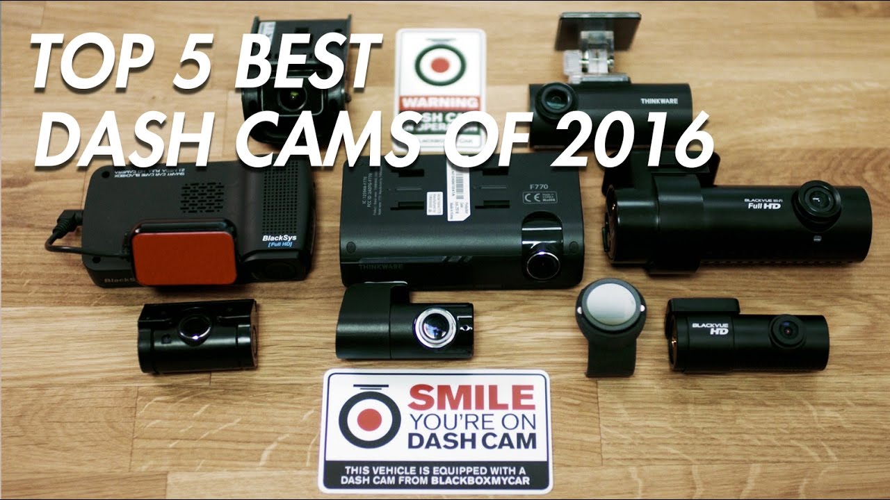 Top 5 Dash Cams of 2016 - BlackSys, Thinkware, BlackVue, Street Guardian - BlackboxMyCar