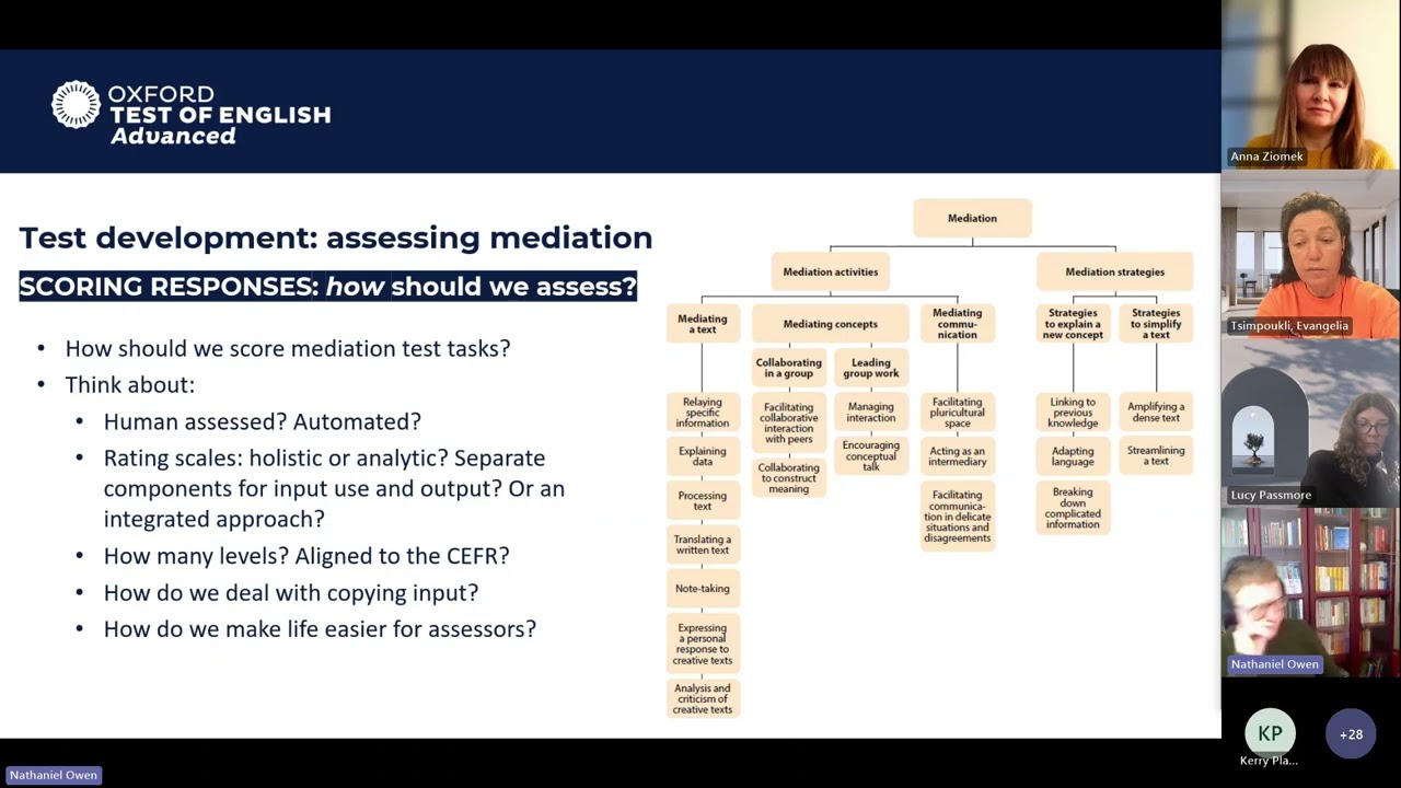 BALEAP Assessment Roadshows  Workshop 4 Integrated Skills Assessment in EAP PART 2