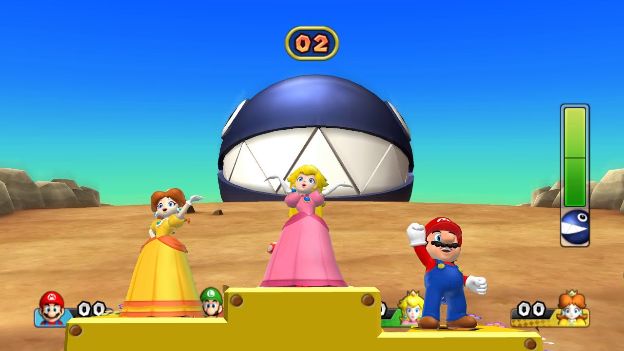 Mario Party 9 MiniGames - Mario Peach vs Luigi Vs Daisy (Normal CUP)