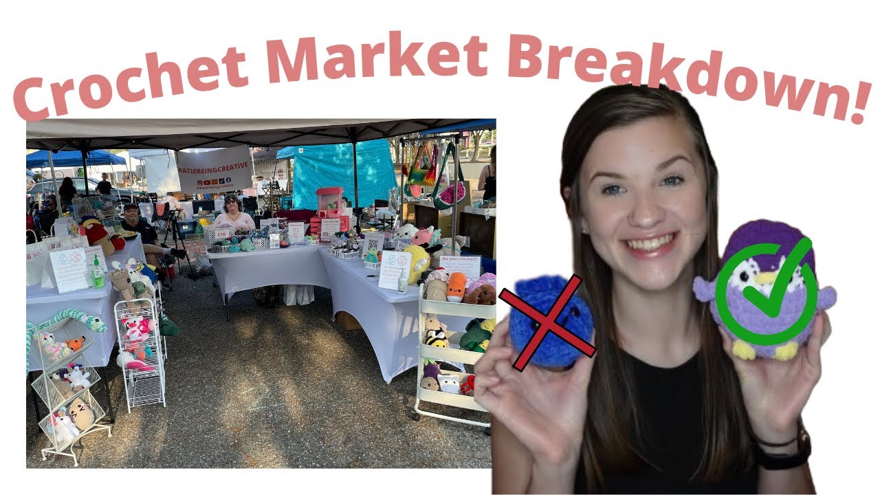 Everything I Crocheted For My Market, My Prices, What Sold, My Best Sellers, & How Much Money I Made
