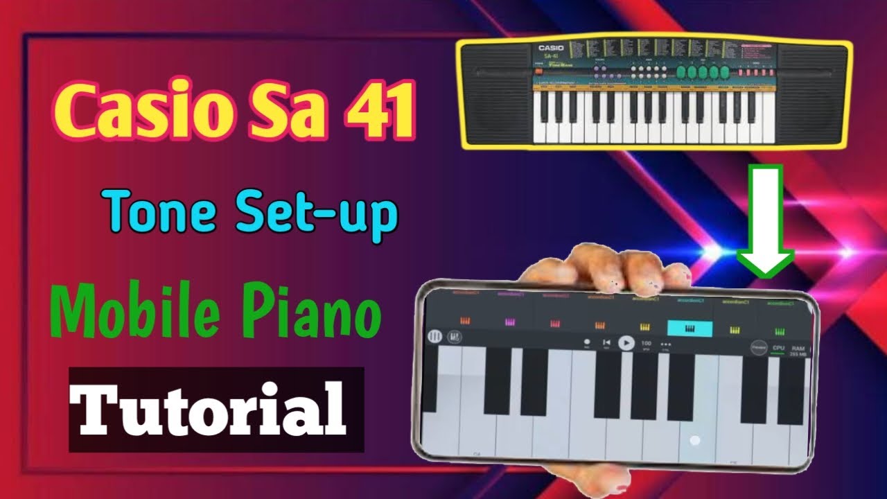 Casio Sa 41 Tone Setup// কাসিও টোন বাজান মোবাইলে//  SP Santali casio music