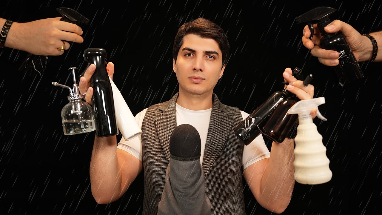 Ultimate Water Spray ASMR💦Расслабляющий туман и звуки бутылки для глубокого сна (4K)