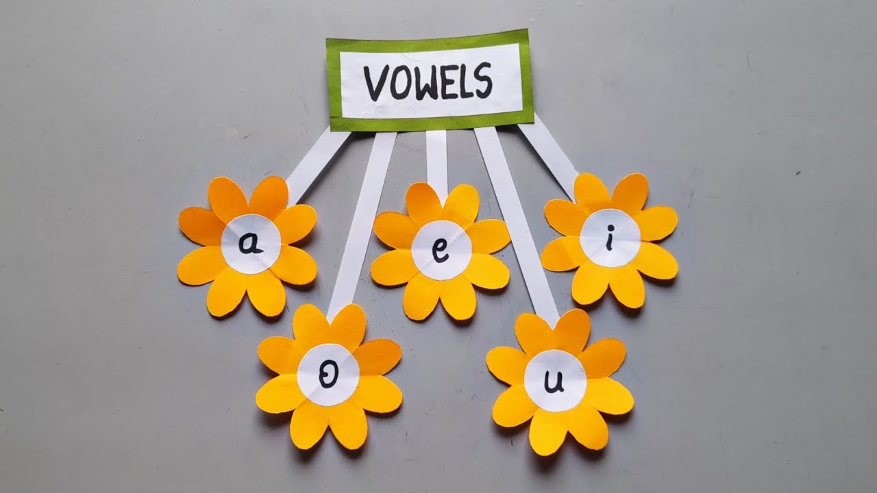 How to make vowels chart for classroom | vowels chart ideas | classroom decorating ides | #charts