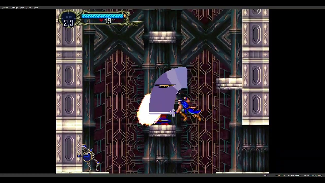Castlevania  Rondo Of The Night BackDash Test