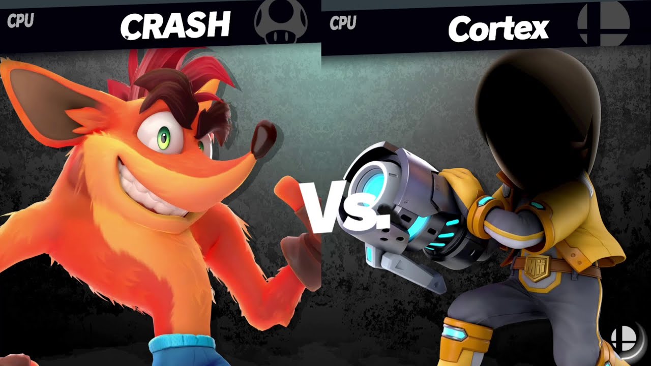 Super Smash Bros. Ultimate Mods - Crash Bandicoot vs Dr. Neo Cortex
