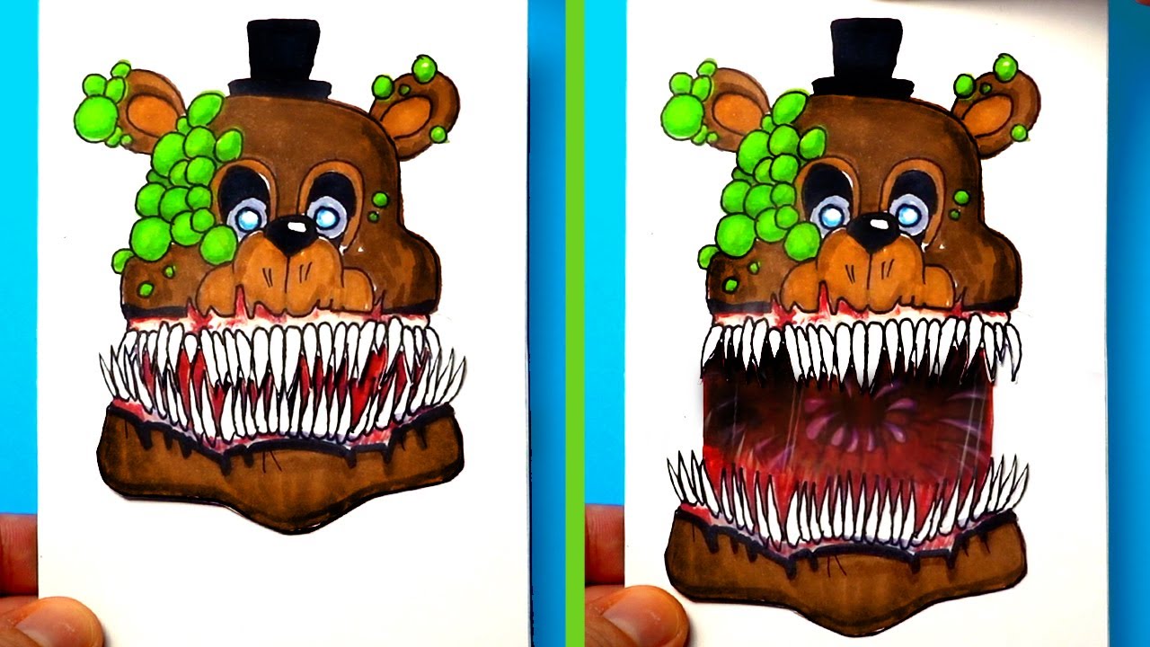 CREATE YOUR FNAF ANIMATRONICS   7 COOL Five Nights at Freddy's DIY IDEA CHALLENGE | You cant hide