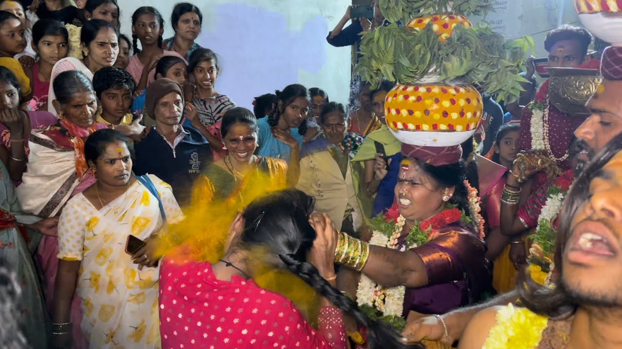 Narshima Swamy & Yellamma Kalyanam At Golnaka Sai Anna Home | Ganga Teppa Bonalu
