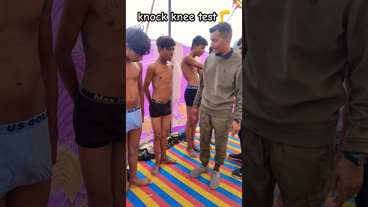 knock knee test  🦵🇮🇳#army #shorts #indianarmy #sainikvijay