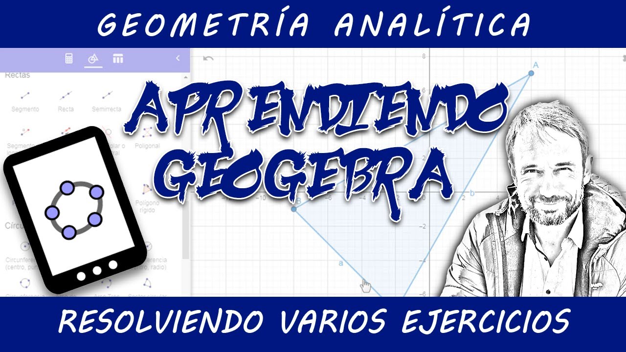 🤔👉 Resolviendo EJERCICIOS con 😉📐 GEOGEBRA 2020 | Geometría Analítica | TEASER # 5