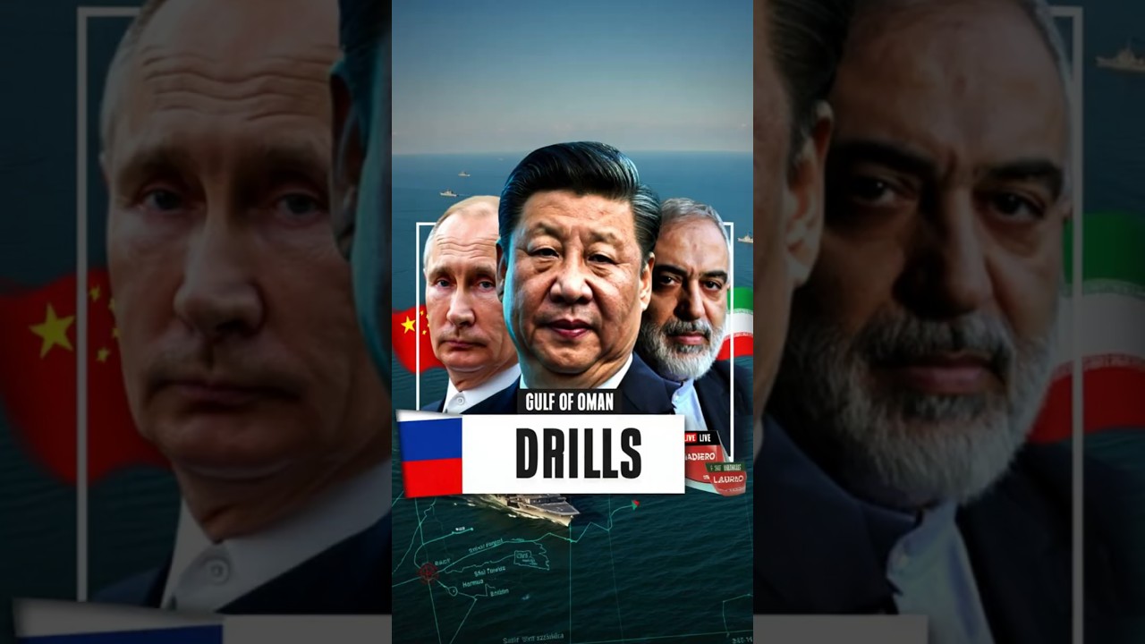 Iran–Russia–China Drills Near U.S. Fleet | Gulf of Oman
