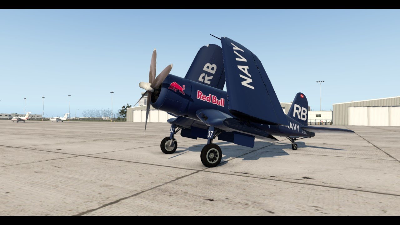First flight in payware F4U Corsair for X-Plane 11
