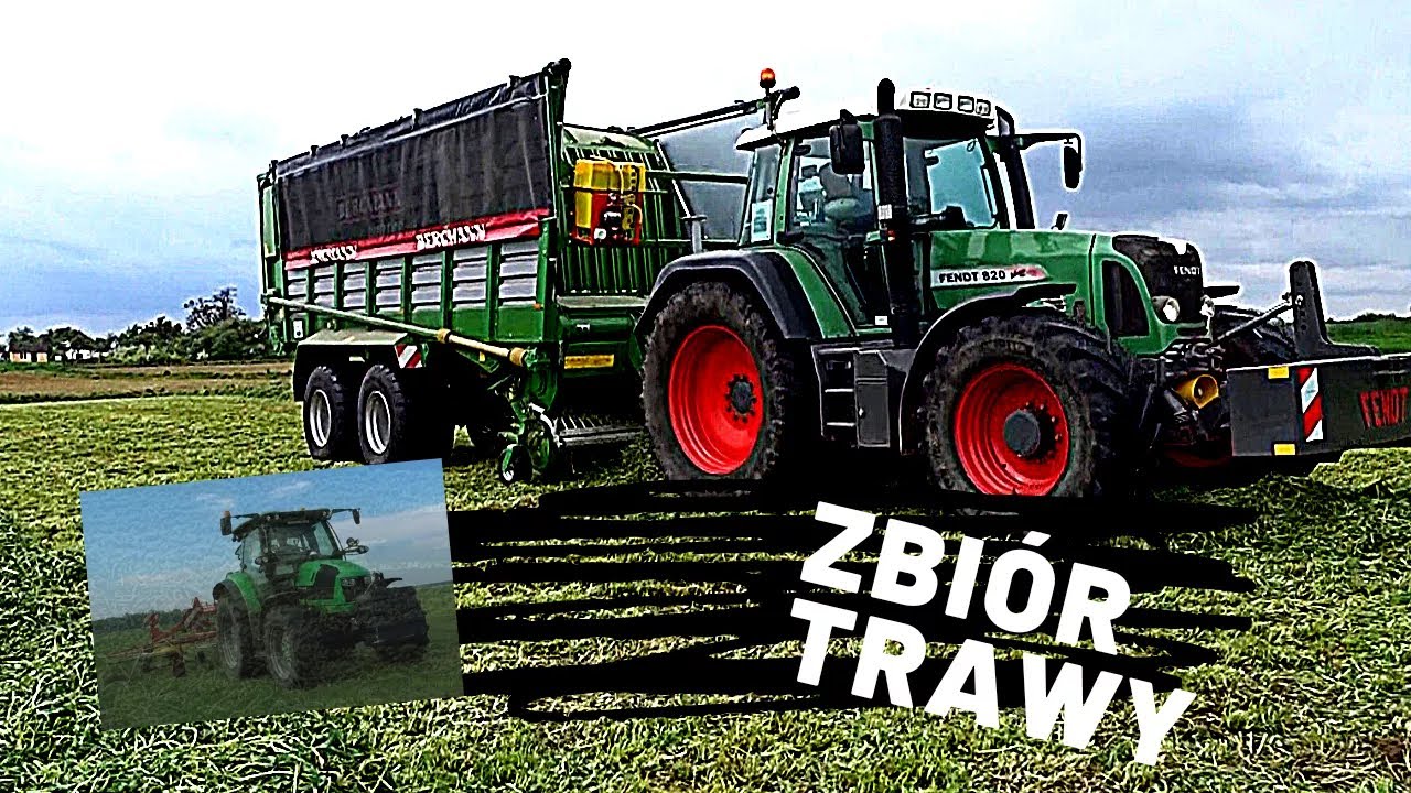 Zbieranie trawy Fendt & Bergmann Deutz-Fahr & Pottinger //Agro Bambry//