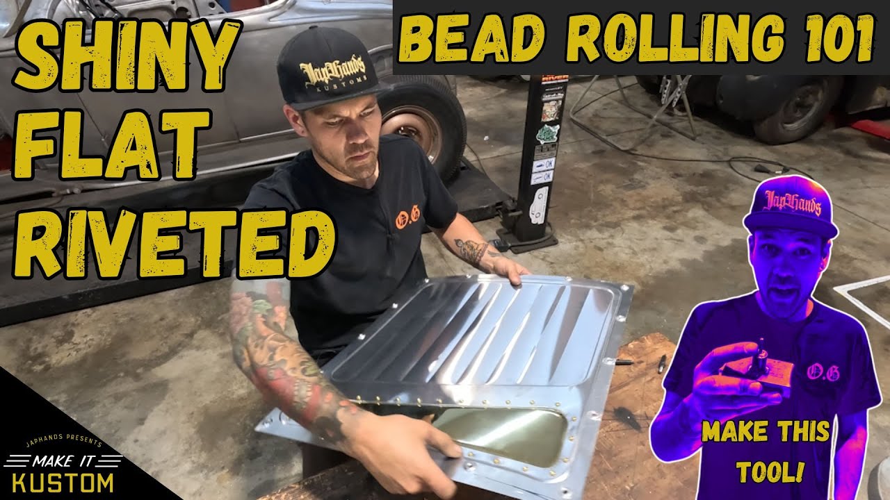 This CRAZY Tool Helps Keep The Panel Flat! Bead Rolling and Riveting w BRASS