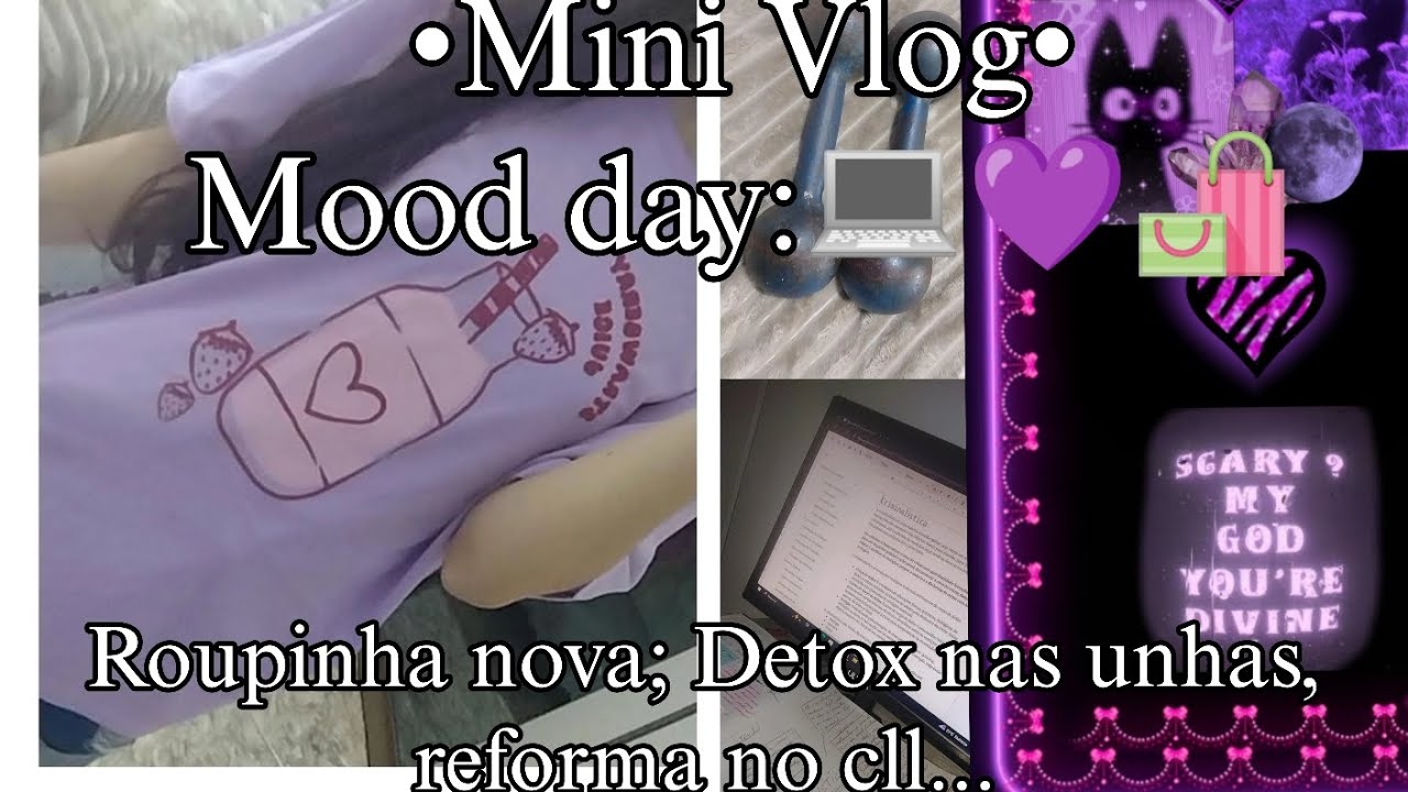 •𝕄𝕚𝕟𝕚 𝕍𝕝𝕠𝕘• Roupinha nova, detox nas unhas, reforma no cll... 💜💻🛍🪩