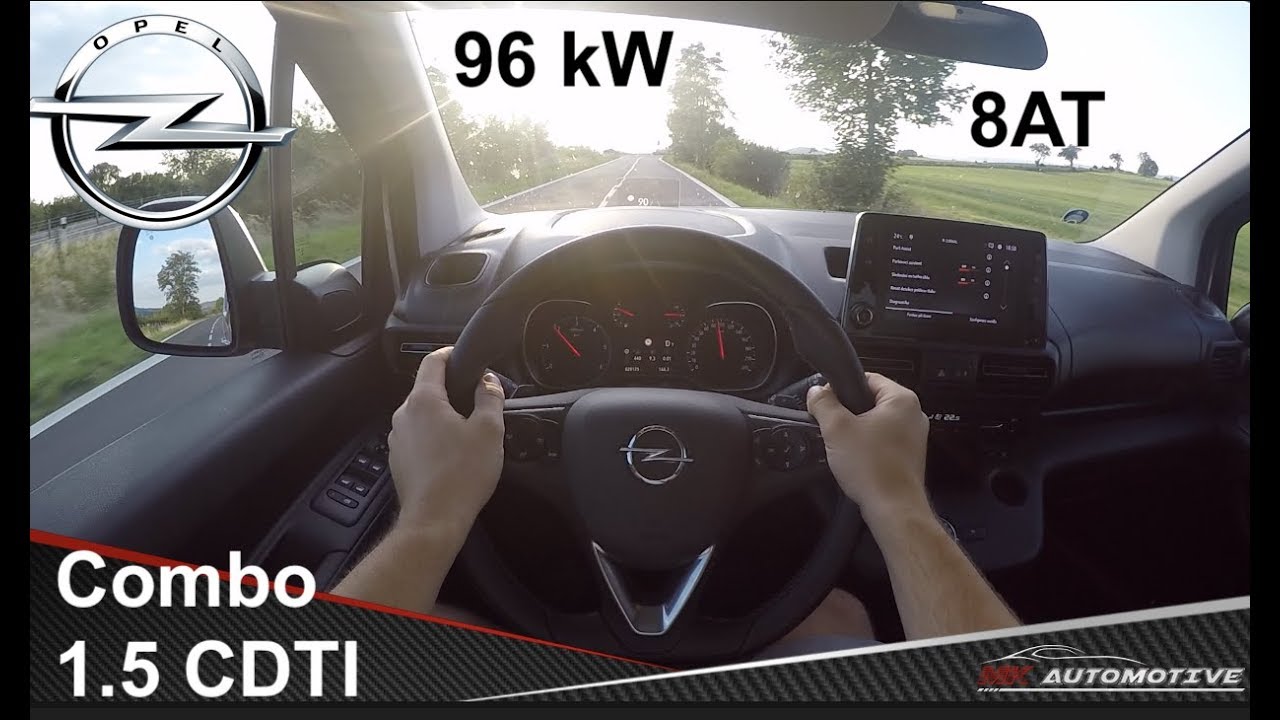 Opel Combo Life 1.5 CDTI POV Test Drive + Acceleration 0 - 180 km/h