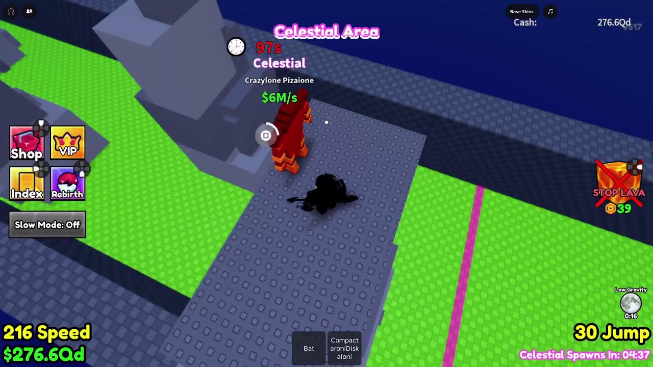 Playing Roblox Survive lava for brainrots with my friend