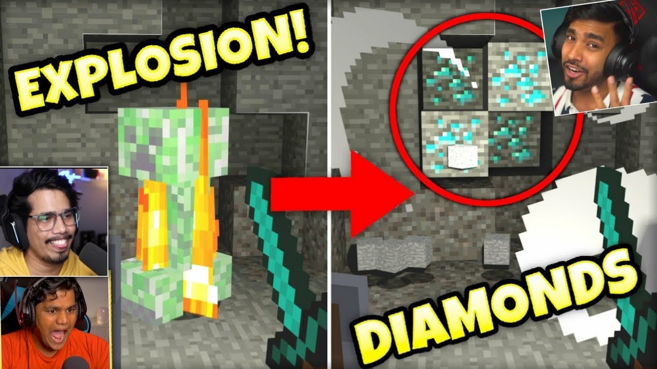 Gamers PERFECT TIMING moments in Minecraft 🔴 techno gamerz, bbs, live Insaan, gamerfleet, smartypie