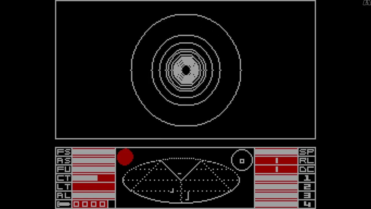 ELITE - бесконечное парение в гиперпространстве с таргонами. ZX Spectrum