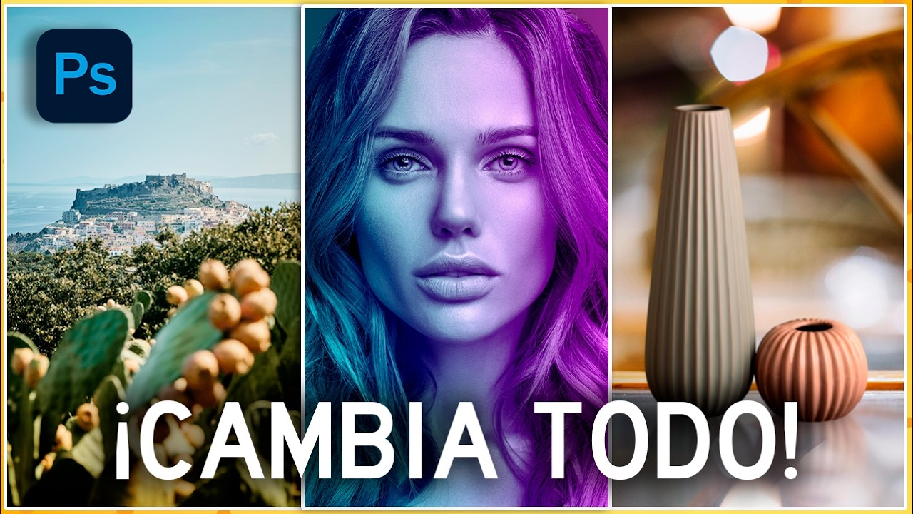 Domina el DEGRADADO en Photoshop: Color, Luz y Efectos REALISTAS paso a paso