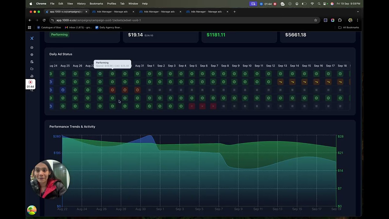1000x -  Save upto 30% CAC on your Ads - Product Demo