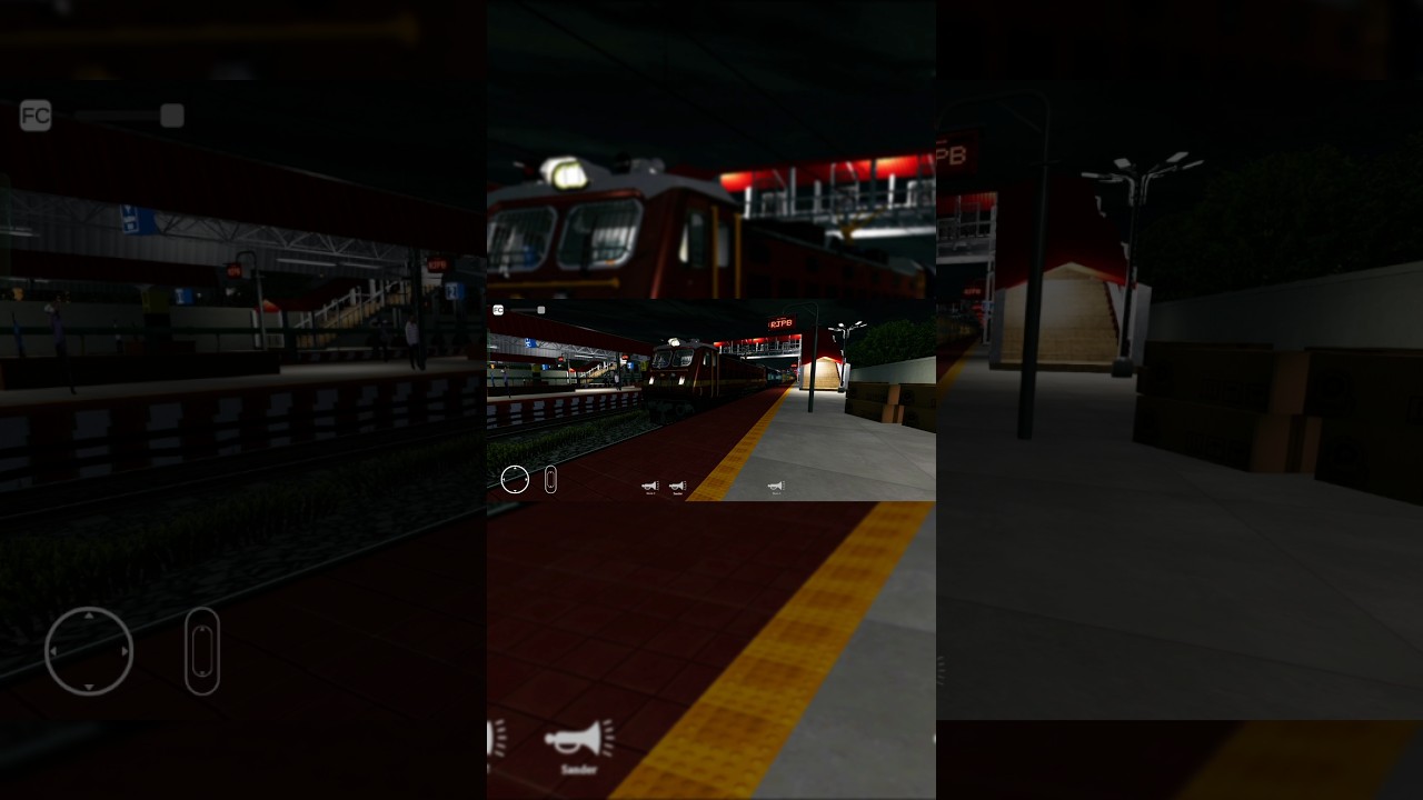Railway Simulator India | High Speed ICF Train Skipping Station 